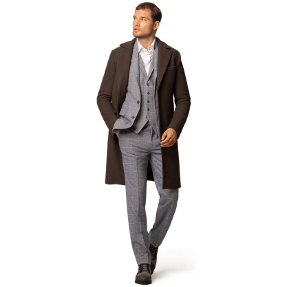 Brown Long Overcoat