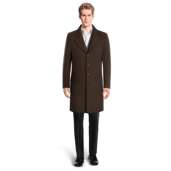 Brown Long Overcoat