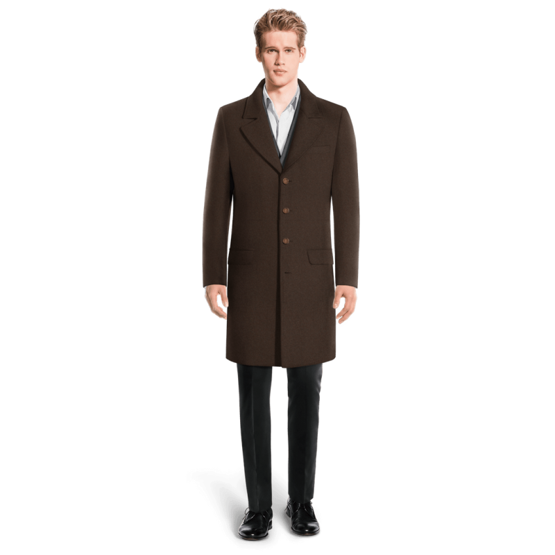 Brown Long Overcoat