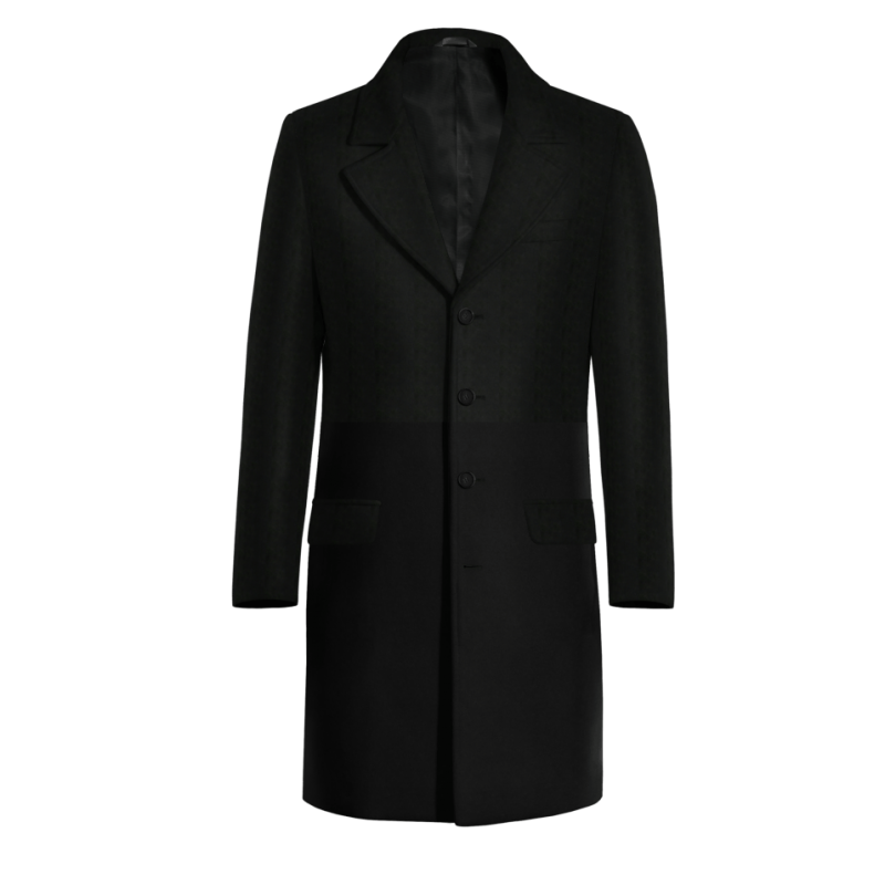 Black Long Overcoat