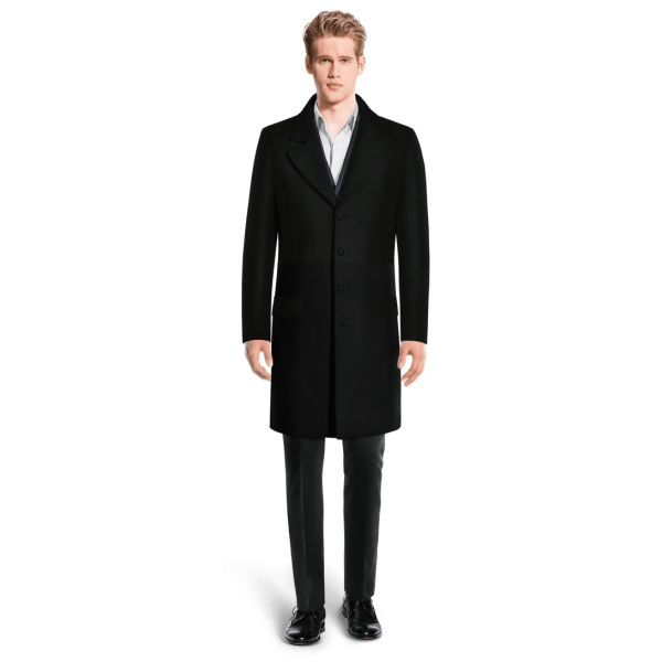 Black Long Overcoat