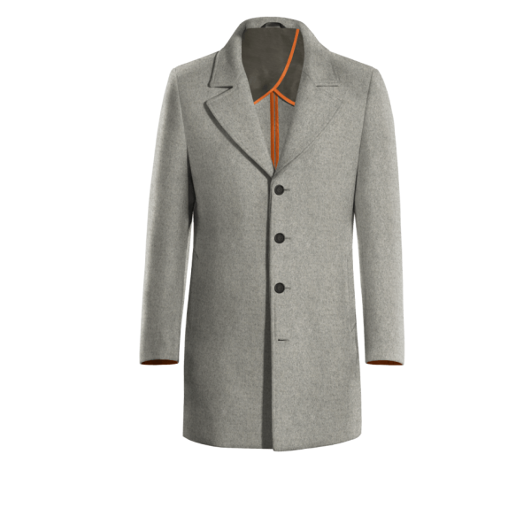 Grey Unlined Coat