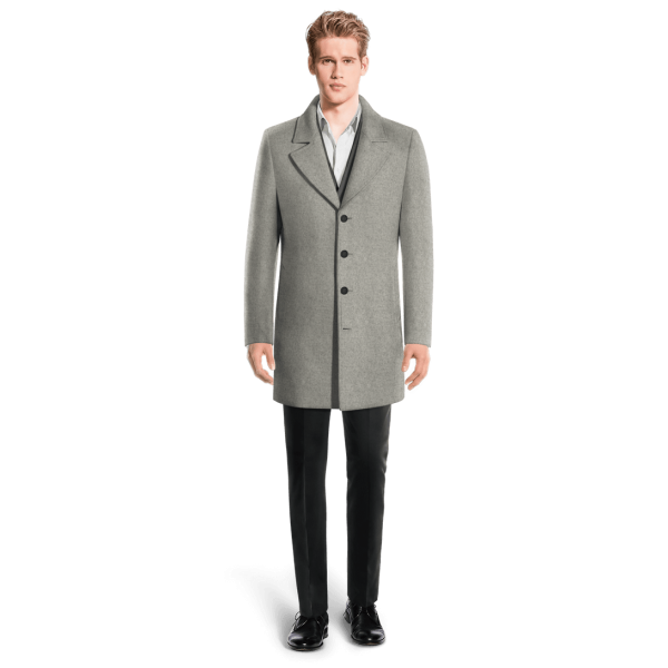 Grey Unlined Coat