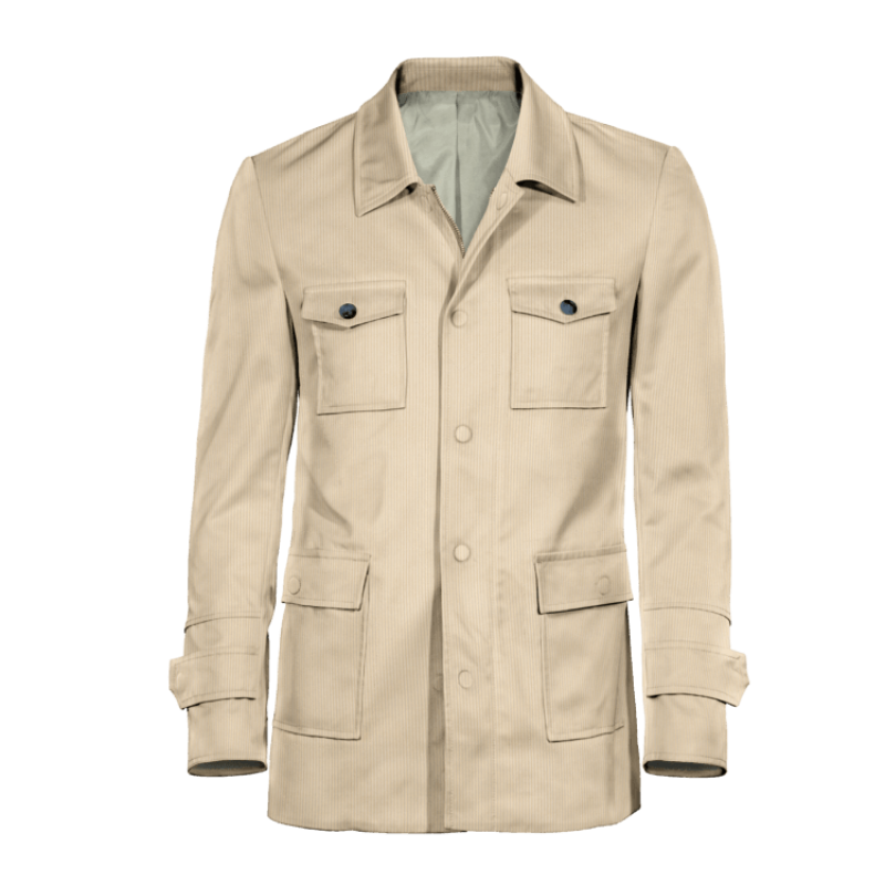 Beige Cord Jacket