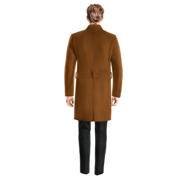 Brown Long Belted Coat