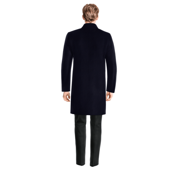 Blue Long Overcoat