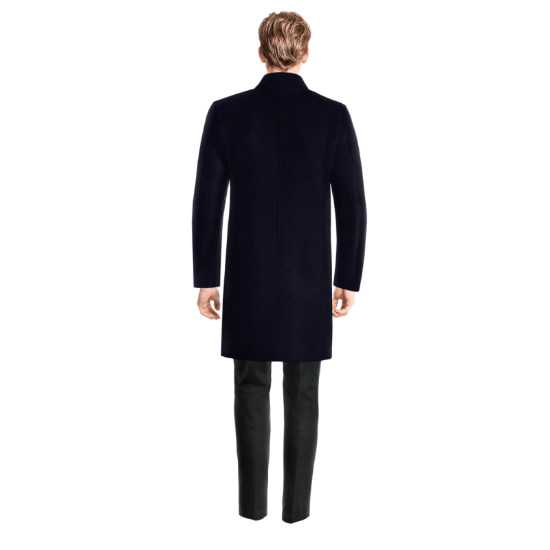 Blue Long Overcoat