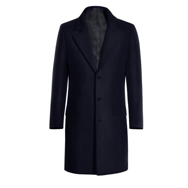 Blue Long Overcoat