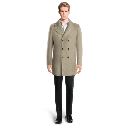 Beige Peacoat