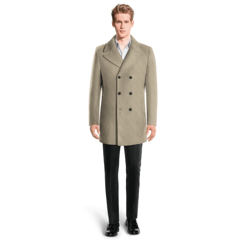 Beige Peacoat