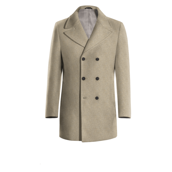 Beige Peacoat