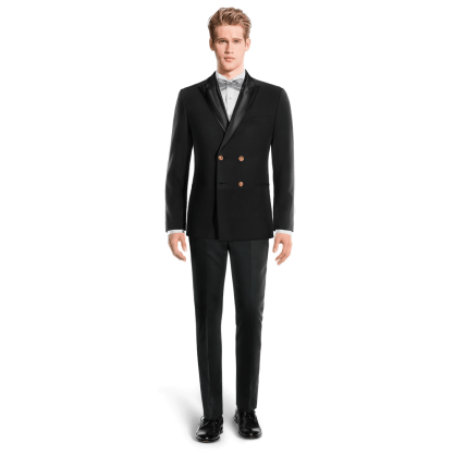 Double breasted peak lapel Tux Jacket