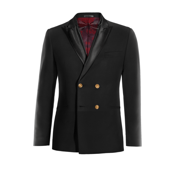 Double breasted peak lapel Tux Jacket