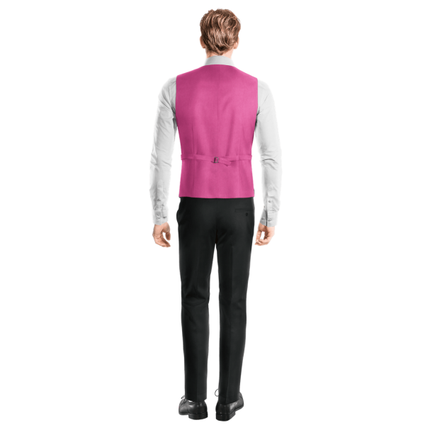 Fuchsia Corduroy Vest