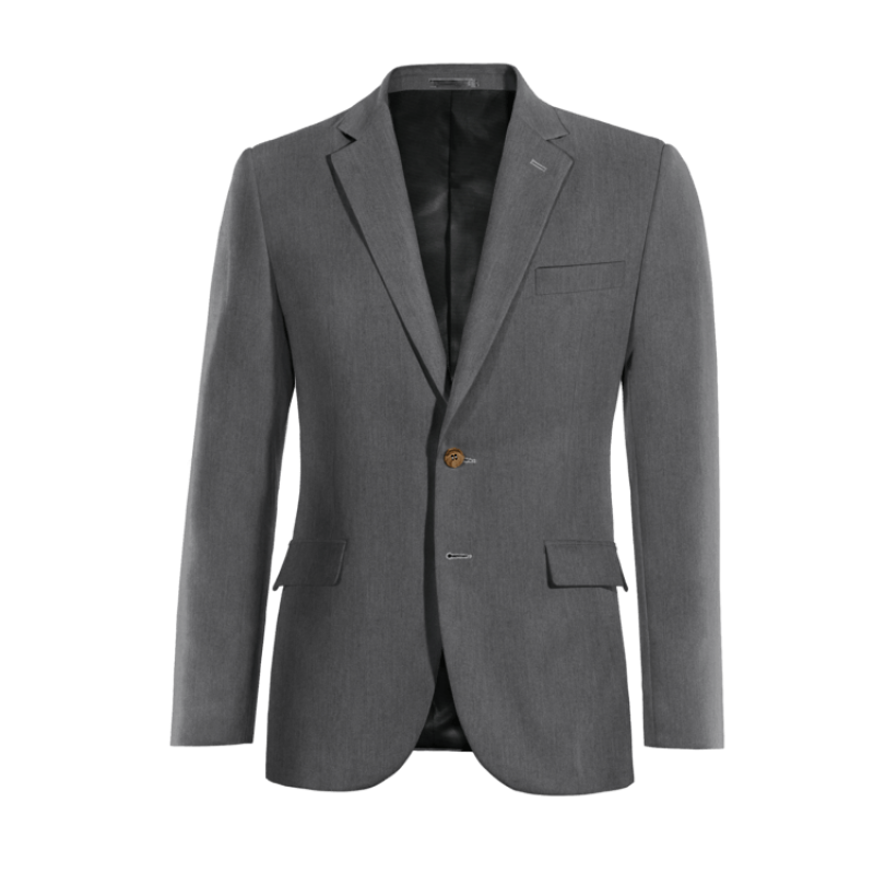 Grey Blazer with customized threads