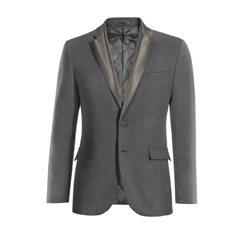 Grey Tux Jacket