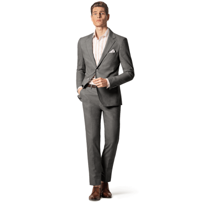 Grey pure wool Suit