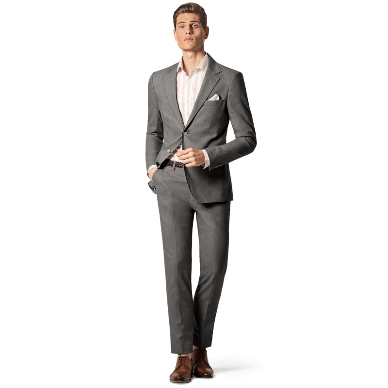 Grey pure wool Suit