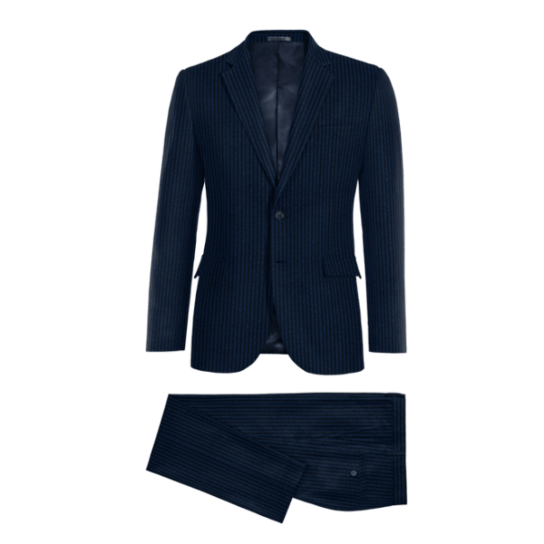 Blue Pinstripe seersucker Suit