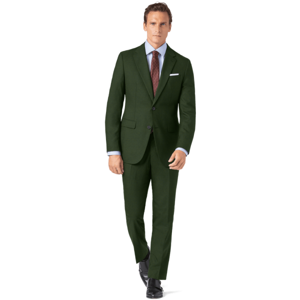 Green Tweed Suit