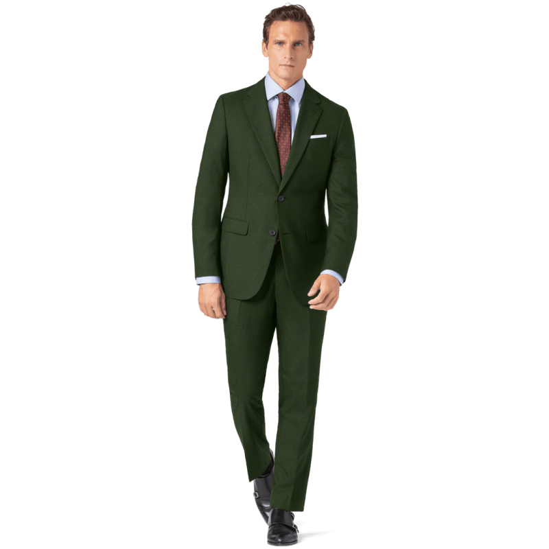 Green Tweed Suit