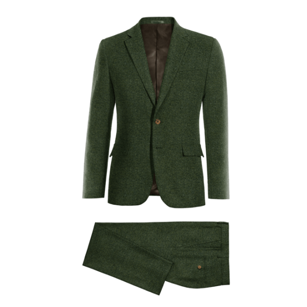 Green Tweed Suit