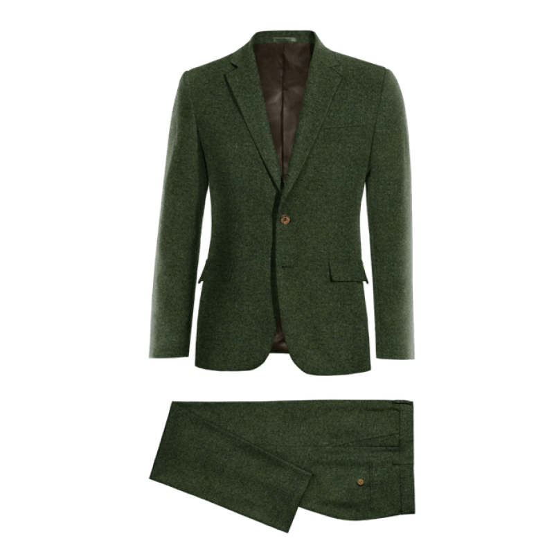 Green Tweed Suit