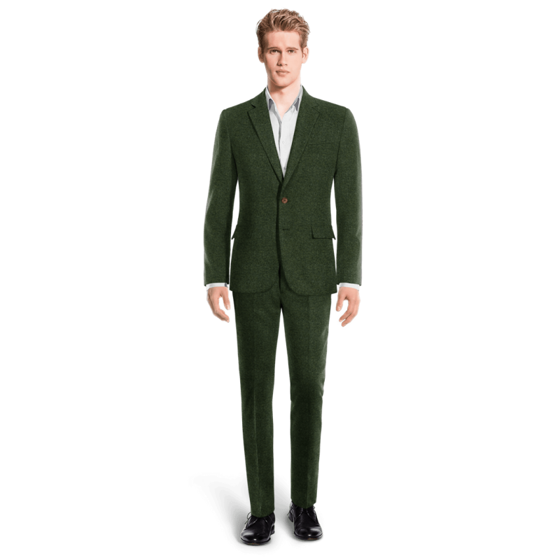 Green Tweed Suit