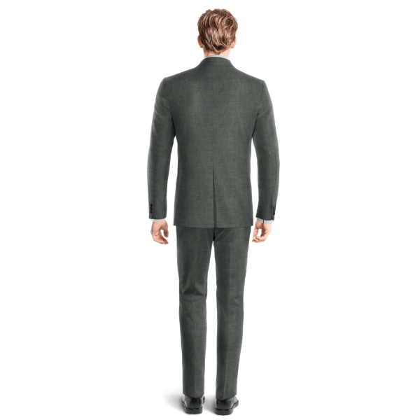 Grey Checkered wool Suit