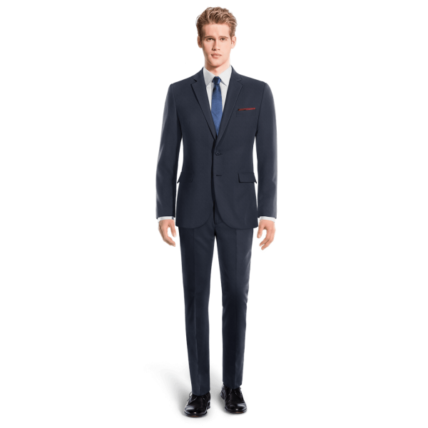 Navy Blue Men's Suit