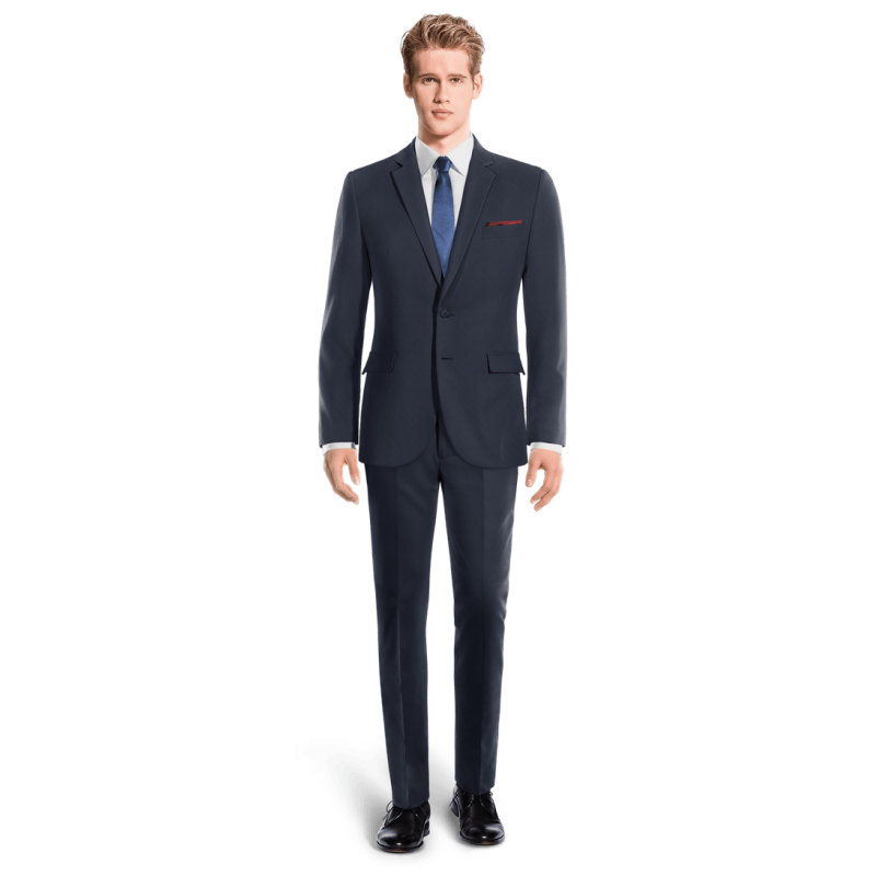 Navy Blue Men's Suit