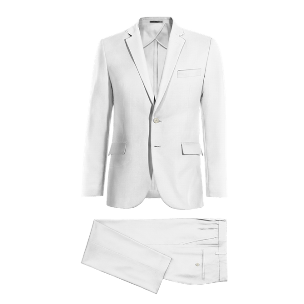 Ivory Wool Blends unlined Suit