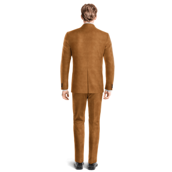 Camel Velvet Suit