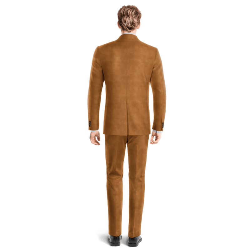 Camel Velvet Suit